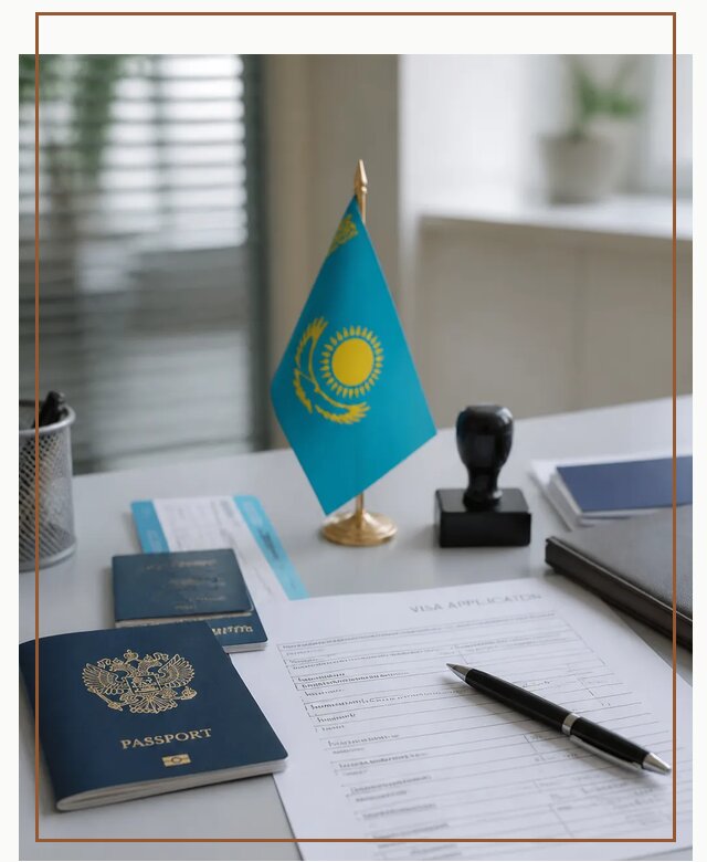 Оформление визы в Казахстан для поездки и работы в Усолье-Сибирском